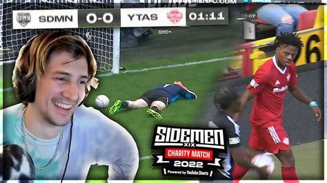 xQc reacts to SIDEMEN CHARITY MATCH 2022 (with chat).